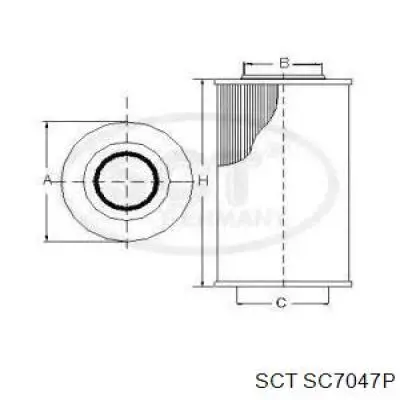 Фильтр тонкой очистки топлива SCT SC7047P цена, от 15.06 USD