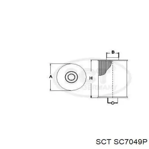 Фильтр топливный SCT SC7049P