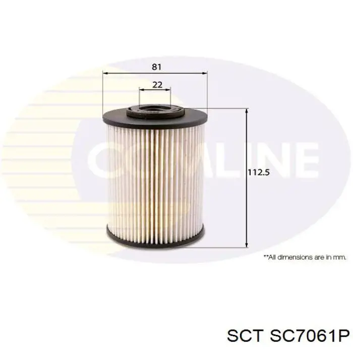 Топливный фильтр SC7061P SCT