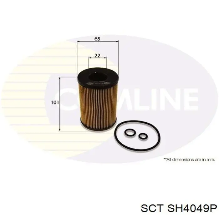 SH4049P SCT Масляный фильтр двигателя