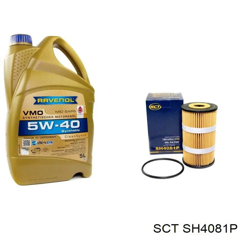 SH4081P SCT Масляный фильтр двигателя