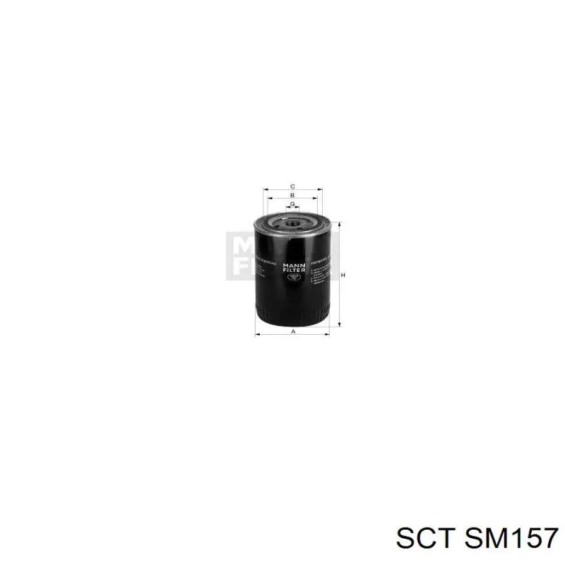 Масляный фильтр SM157 SCT