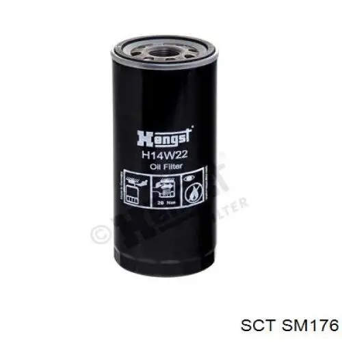 SM176 SCT масляный фильтр