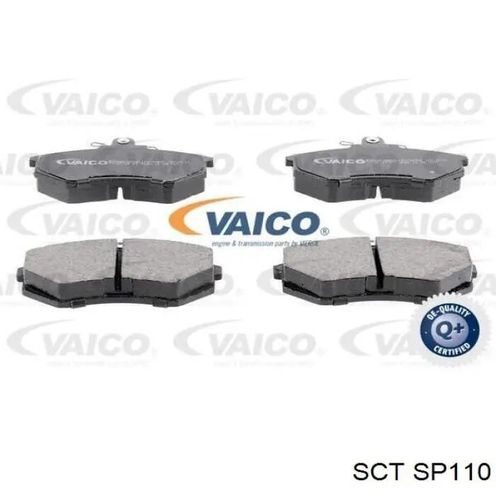 SP110 SCT Колодки передние