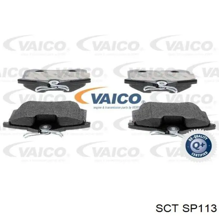 SP113 SCT Колодки тормозные дисковые комплект