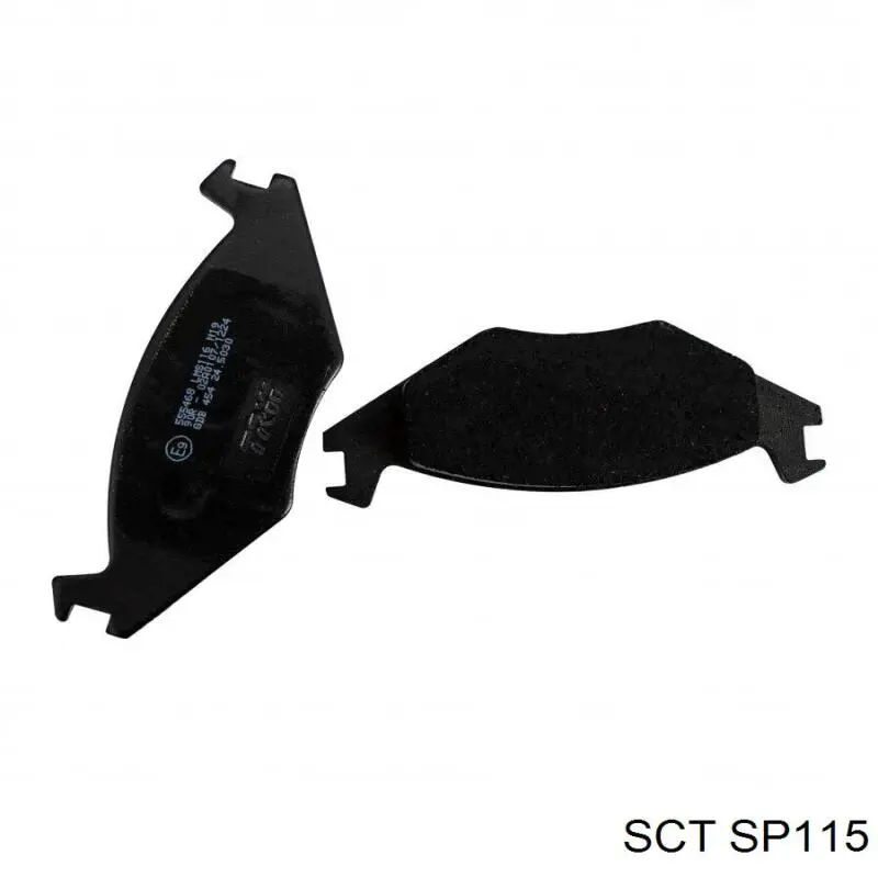 SP115 SCT Колодки передние