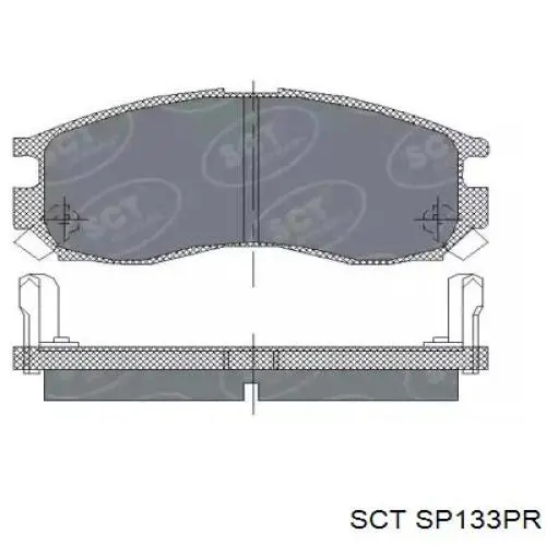 Передние тормозные колодки SP133PR SCT