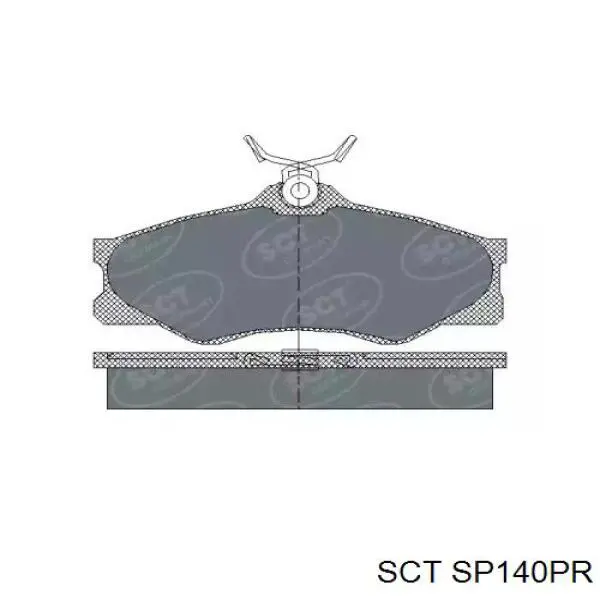 Передние тормозные колодки SP140PR SCT