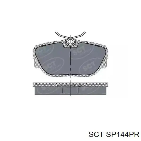 Передние тормозные колодки SP144PR SCT