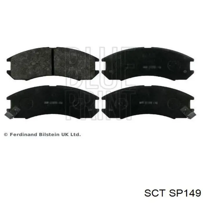 SP149 SCT Колодки передние