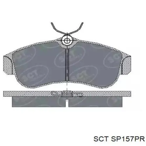 Передние тормозные колодки SP157PR SCT