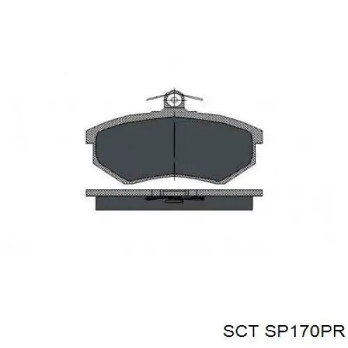 Колодки дисковые  SCT SP170PR цена, от 16.77 USD