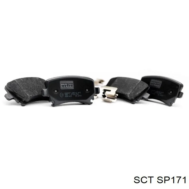 SP171 SCT Колодки передние