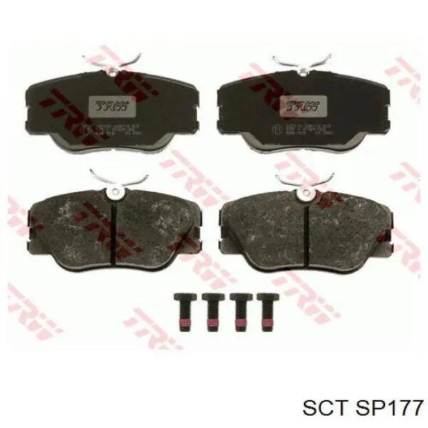 SP177 SCT Колодки передние