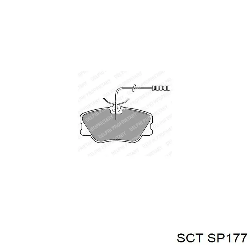 Колодки SCT SP177 цена, от 19.65 USD