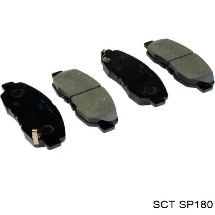 Передние тормозные колодки SP180 SCT
