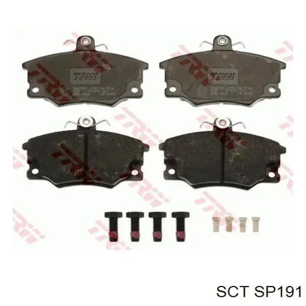 SP191 SCT Колодки передние