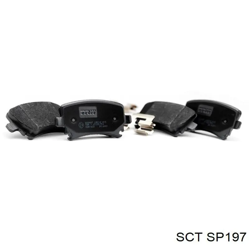 Колодки дисковые  SCT SP197 цена, от 10.57 USD