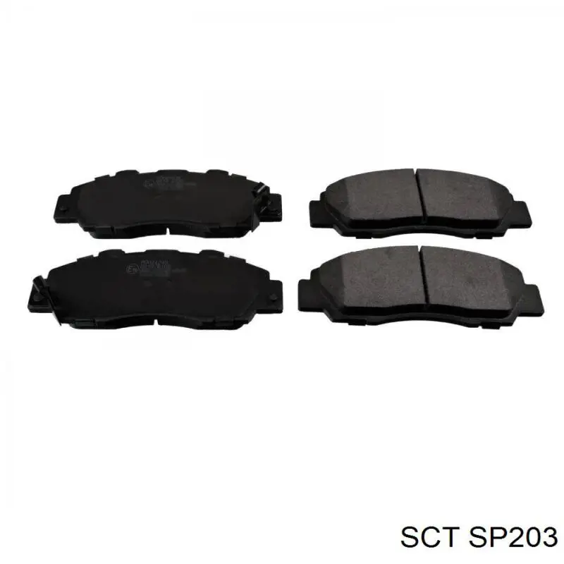 SP203 SCT Колодки передние