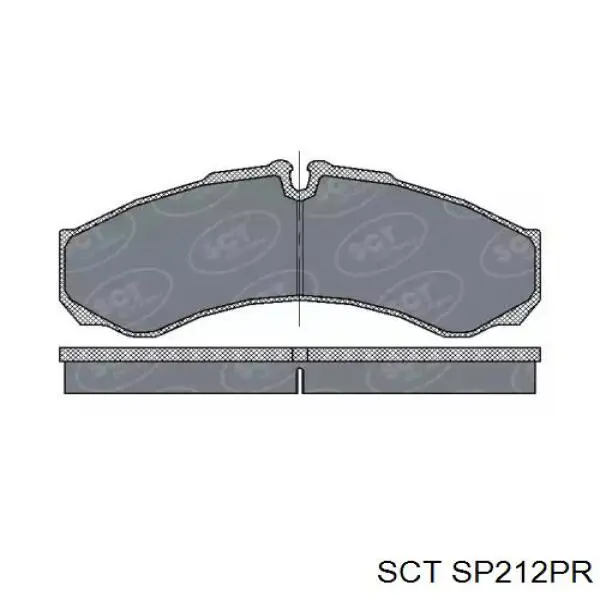 Передние тормозные колодки SP212PR SCT