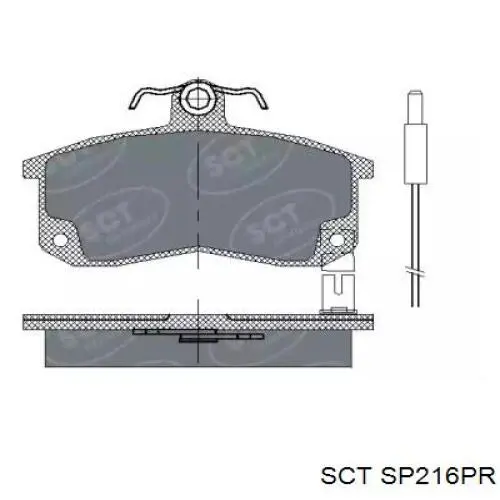 Комплект дисковых колодок saf