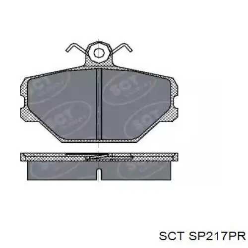 Передние тормозные колодки SP217PR SCT