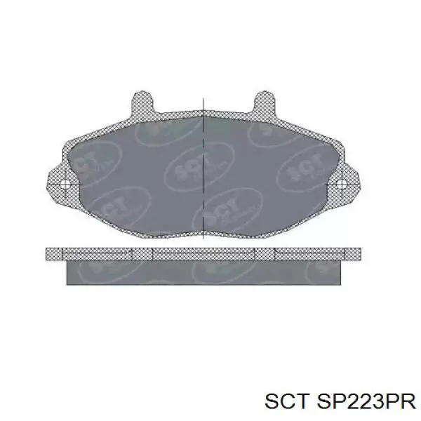 SP223PR SCT Колодки передние