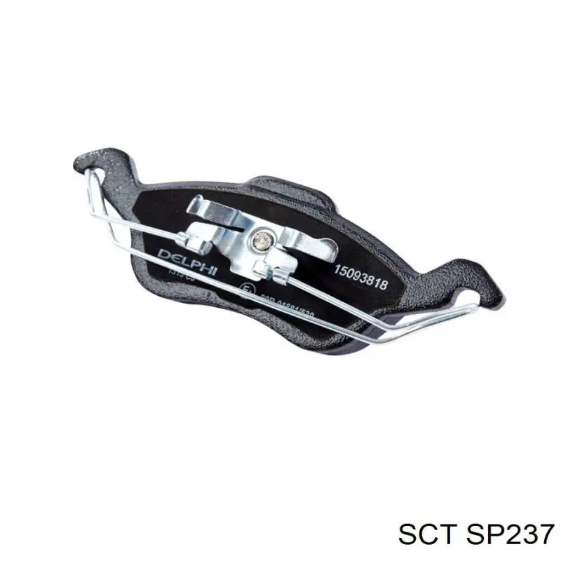 SP237 SCT Колодки передние