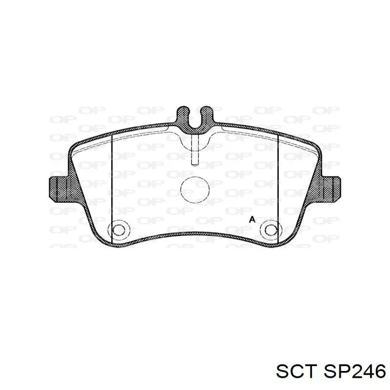Колодки SCT SP246 цена, от 18.84 USD