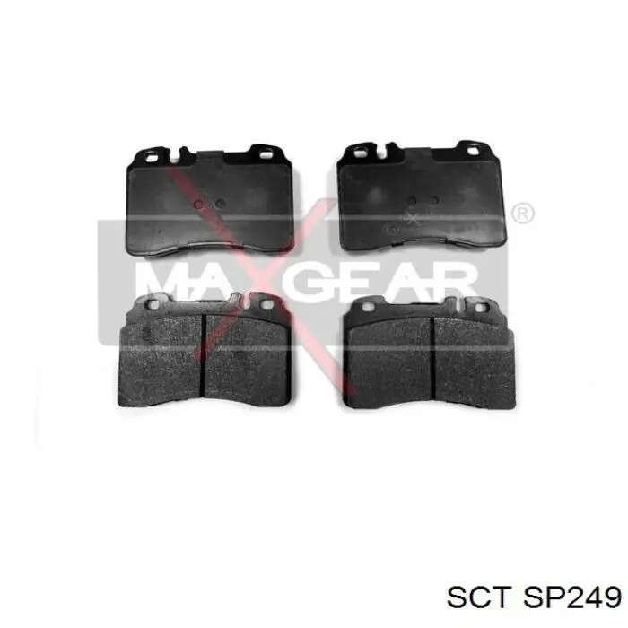 SP249 SCT Колодки передние