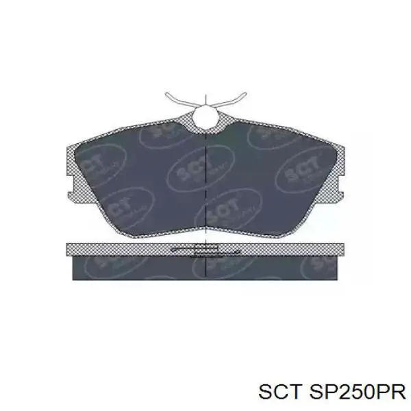 Передние тормозные колодки SP250PR SCT