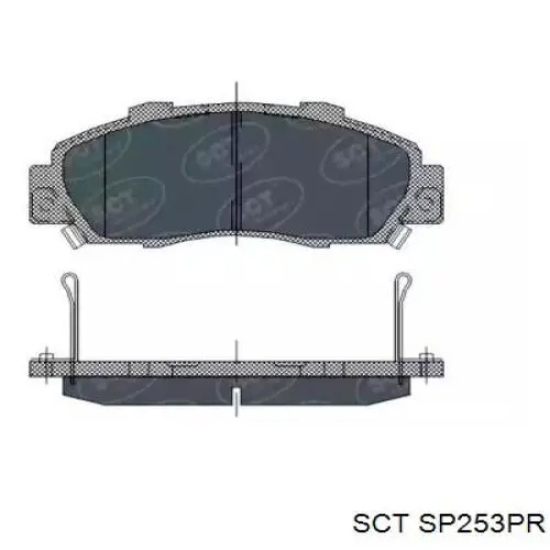 Передние тормозные колодки SP253PR SCT