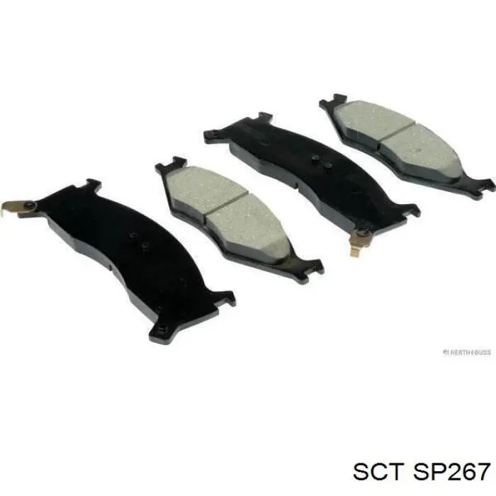 Передние тормозные колодки SP267 SCT