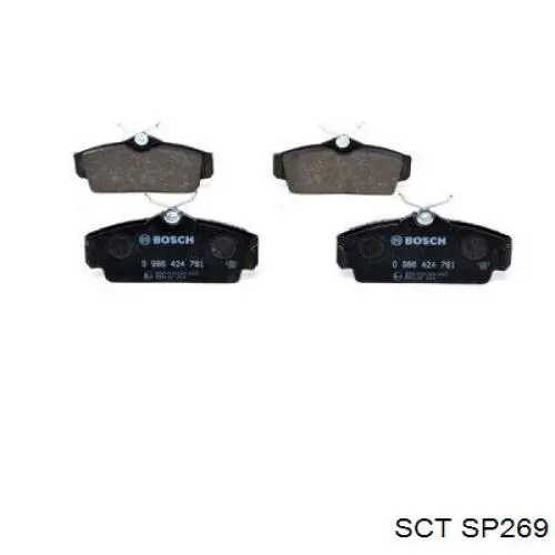 Купить SP269 SCT Колодки тормозные
