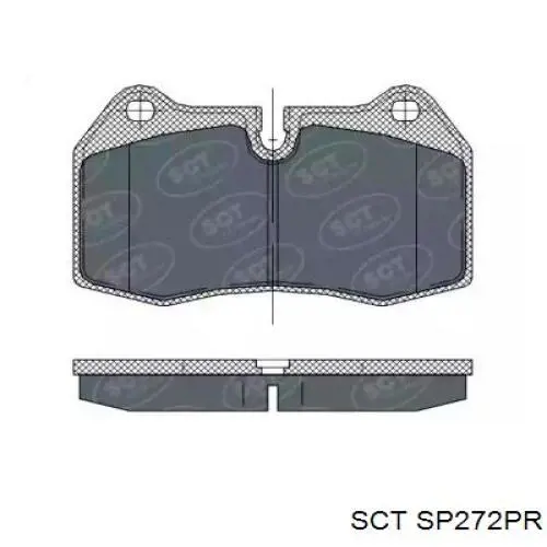 Передние тормозные колодки SP272PR SCT