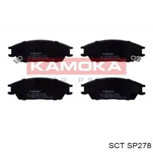 SP278 SCT Колодки передние