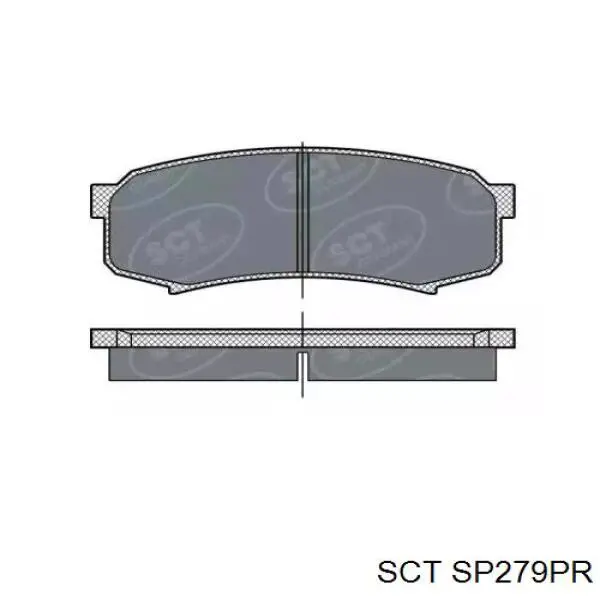 Задние тормозные колодки SP279PR SCT