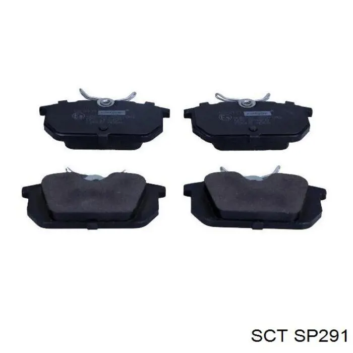 SP291 SCT колодки тормозные передние дисковые