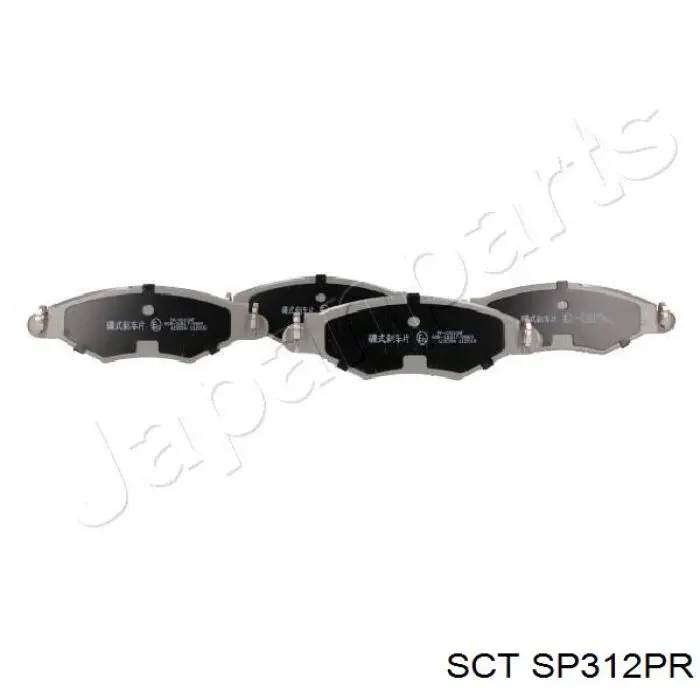 Передние тормозные колодки SP312PR SCT