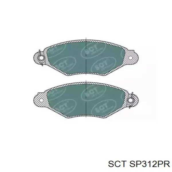 Передние тормозные колодки SP312PR SCT