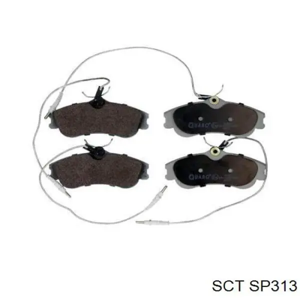 Колодки тормозные передние дисковые SCT SP313