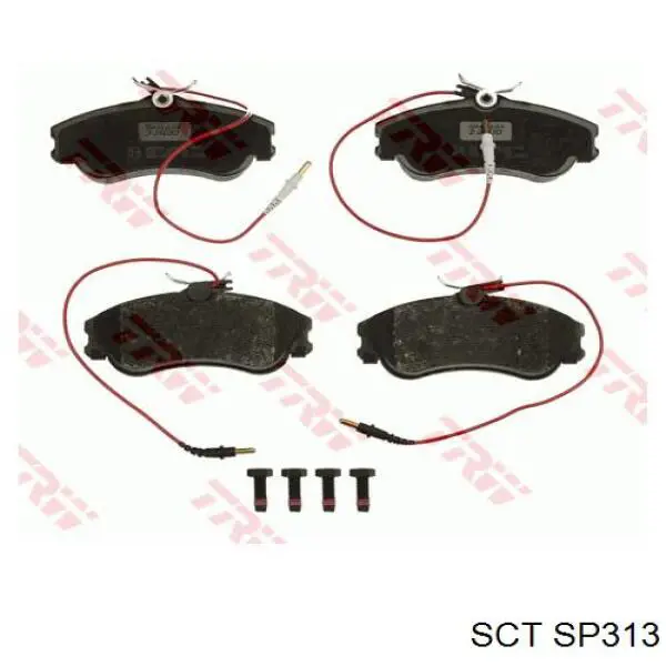 SP313 SCT Колодки передние
