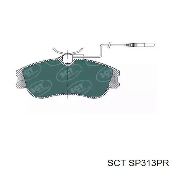 SP313PR SCT Колодки передние