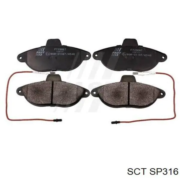 Колодки SCT SP316 цена, от 16.33 USD