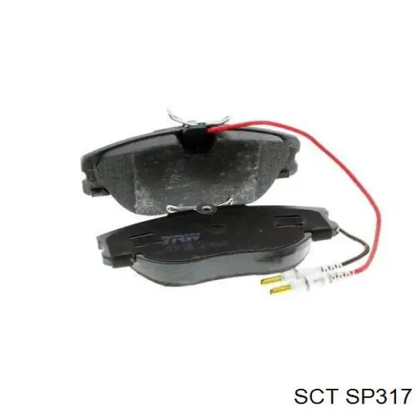 SP317 SCT Колодки передние