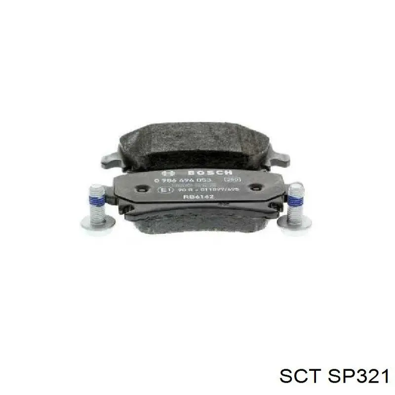 SP321 SCT Колодки тормозные дисковые комплект