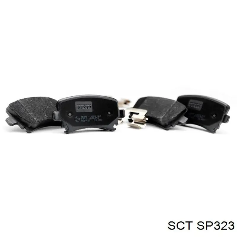 SP323 SCT Колодки передние
