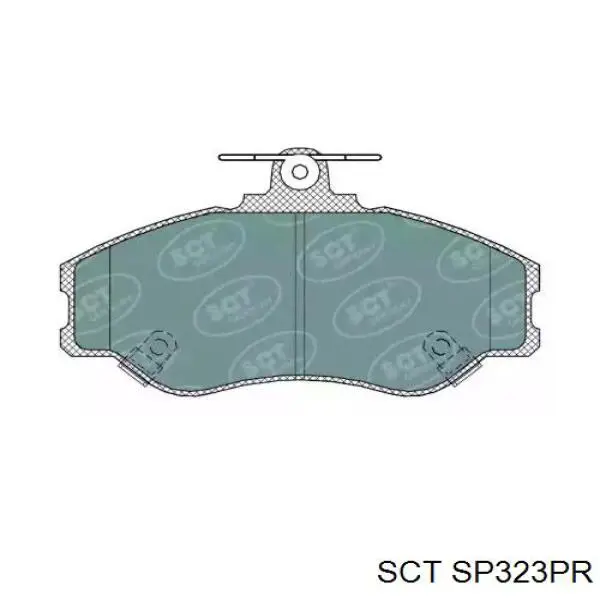 Передние тормозные колодки SP323PR SCT