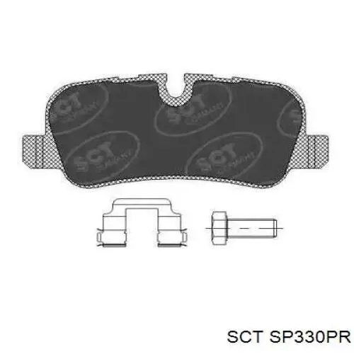 Задние тормозные колодки SP330PR SCT