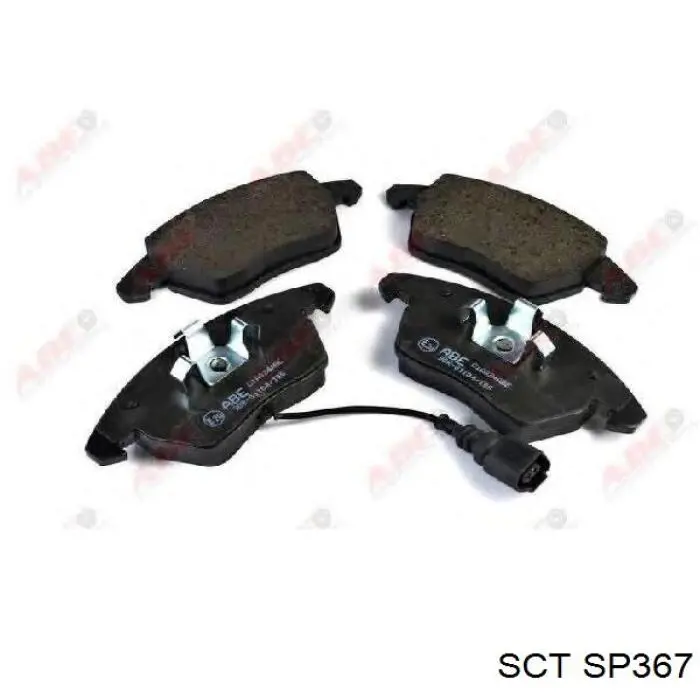 SP367 SCT Колодки тормозные дисковые комплект